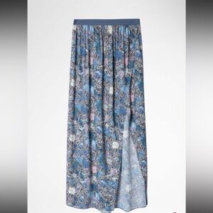 Zadig & Voltaire Josia Wild Garden Skirt- Mackintosh size 38 US M